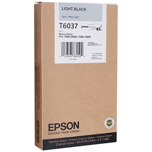 Epson Light Black T6037 - 220 ml cartucho de tinta